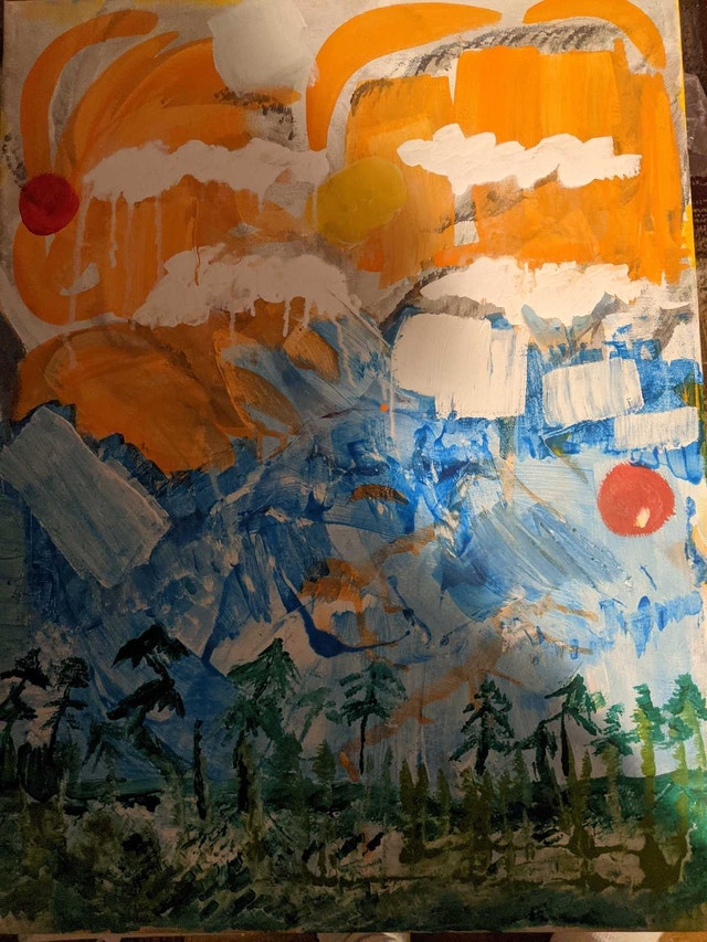 Abstract Nature Painting - photo 3