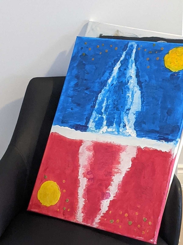 Abstract Painting (Textured Painting) - photo 2