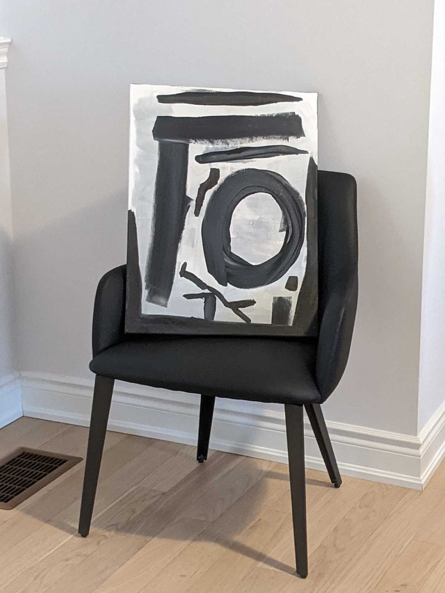 Franz Kline style Abstract Painting