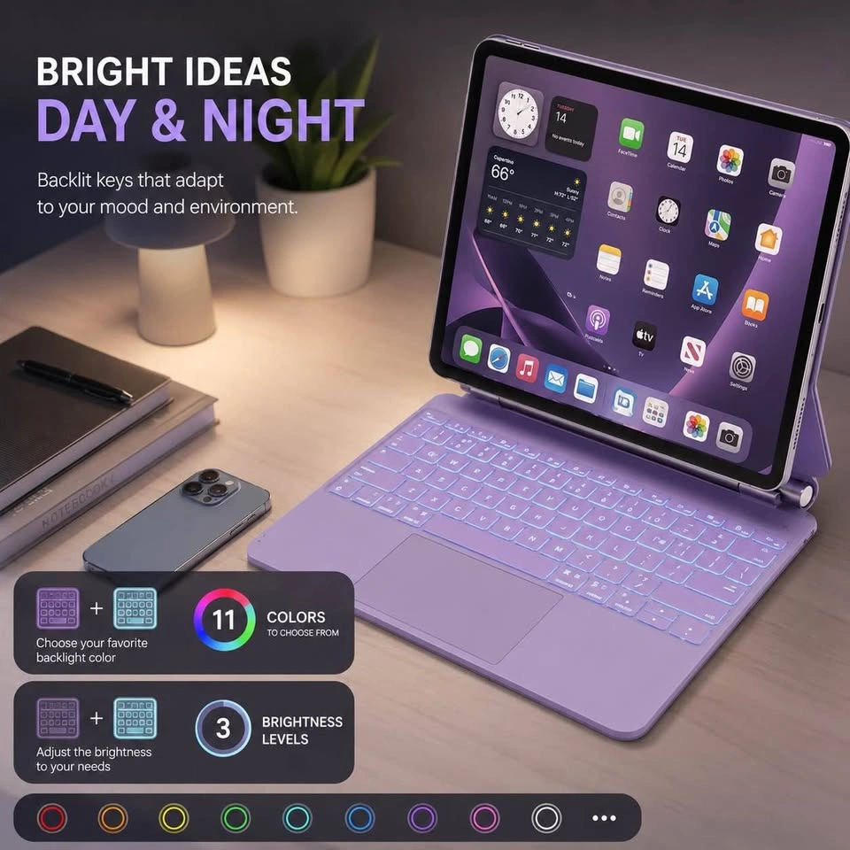 RAYMCRAFT Magic Keyboard Case for iPad Air 13” & Pro 12.9” - photo 4