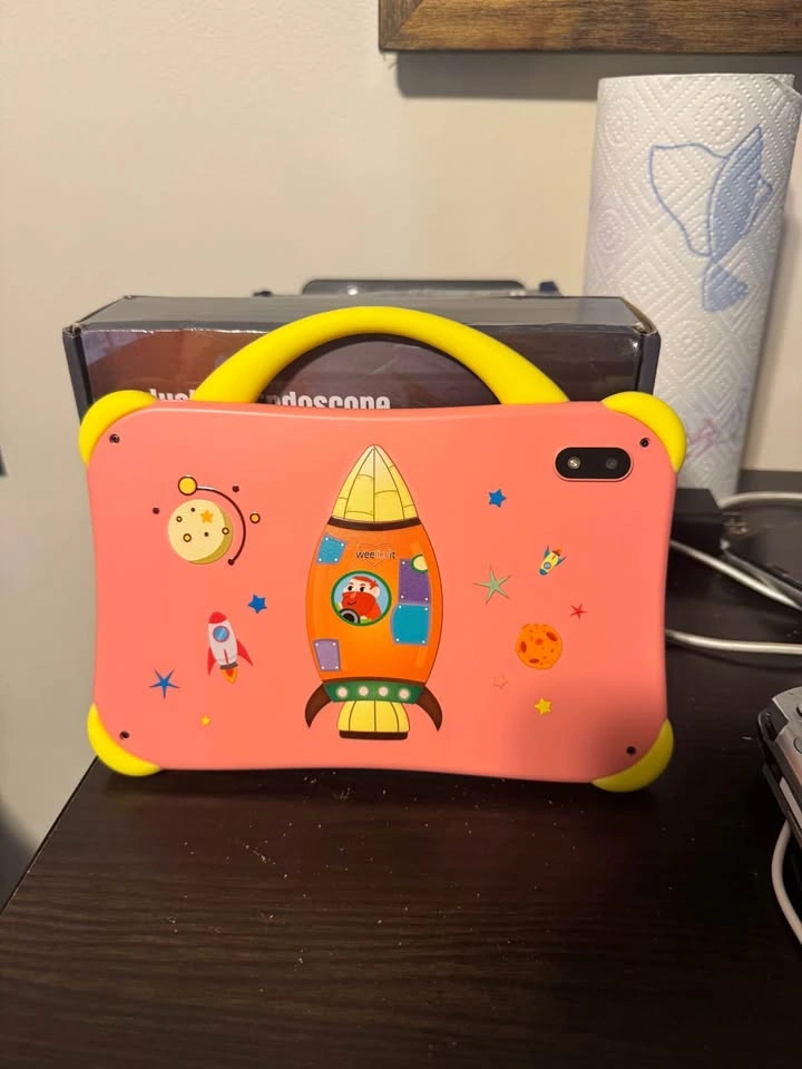 Brand New 7” Kids Android Tablet – Pink with Yellow Handle - photo 4