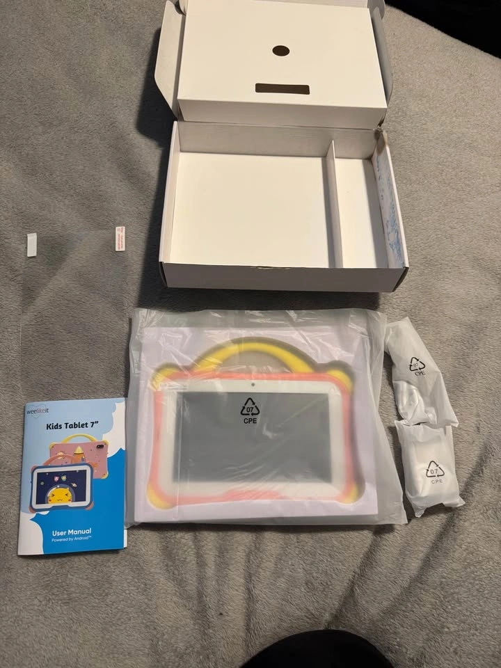 Brand New 7” Kids Android Tablet – Pink with Yellow Handle - photo 5