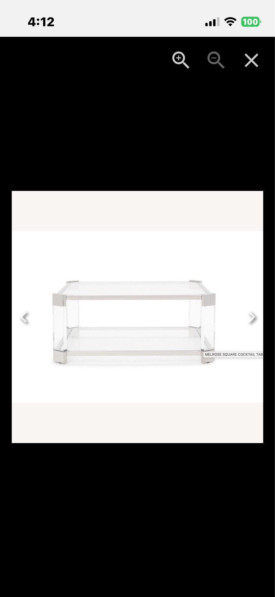 Mitchell Gold Bob Williams Melrose Coffee Table