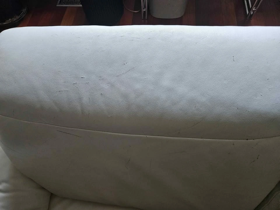 Natuzzi original top grain reclining leather sofa set - photo 3