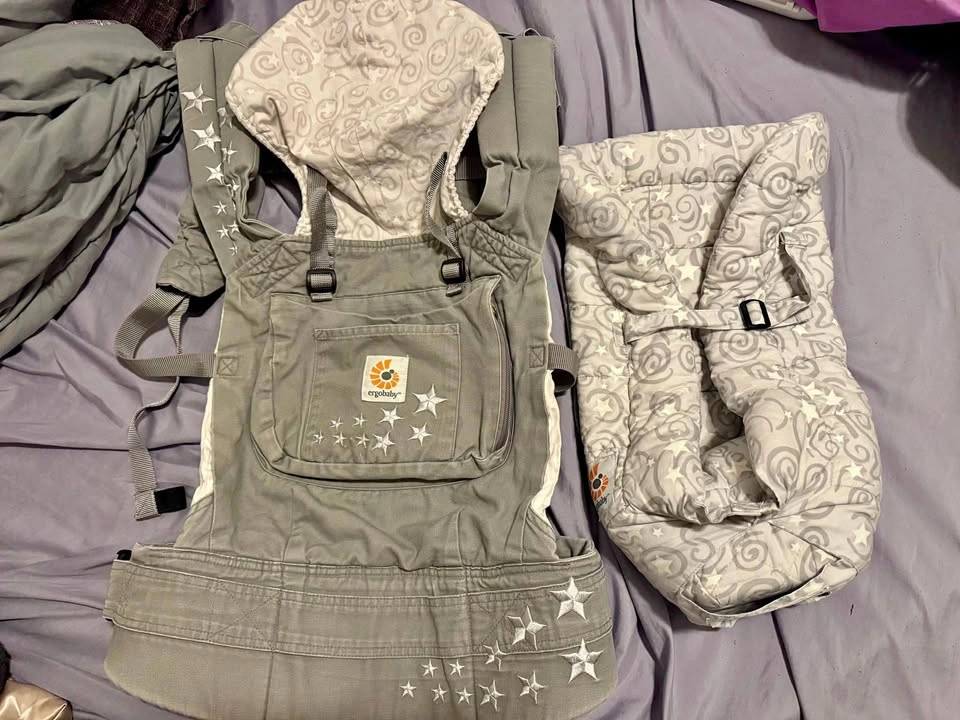 Ergobaby Original Carrier Galaxy Grey with Infant Insert