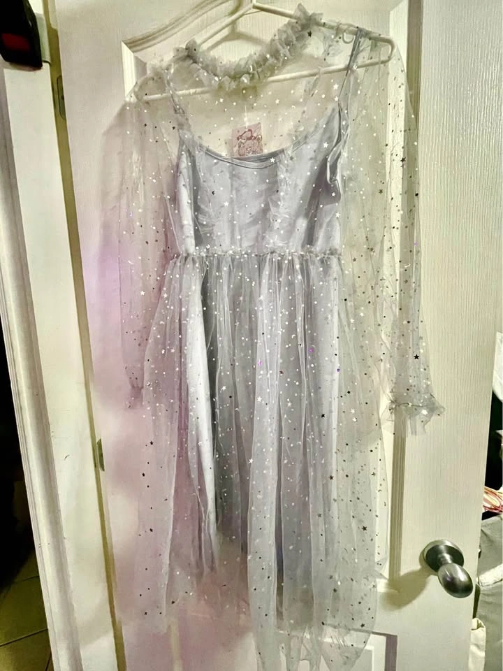 M star night mesh party dress - photo 2