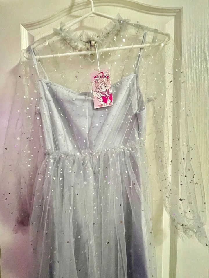 M star night mesh party dress - photo 4