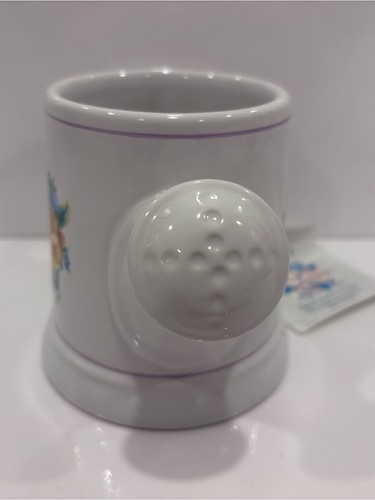 Vintage hallmark pansies stand for thoughts watering can mug - photo 3