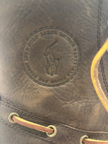 Polo Ralph Lauren Whitsand Boots men’s 7, women’s 9 all leather - photo 2