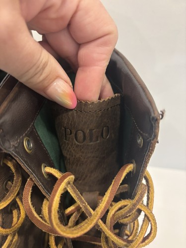 Polo Ralph Lauren Whitsand Boots men’s 7, women’s 9 all leather - photo 3