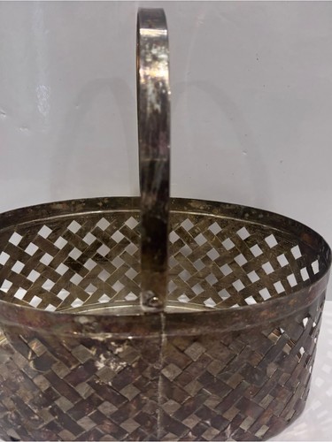 Vintage international silver company silver plated serving baske - photo 5