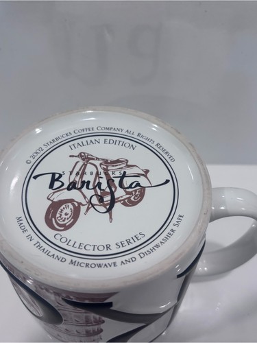 Starbucks Barista Collectors Series Rome Mug 2002 Italian Editio - photo 5