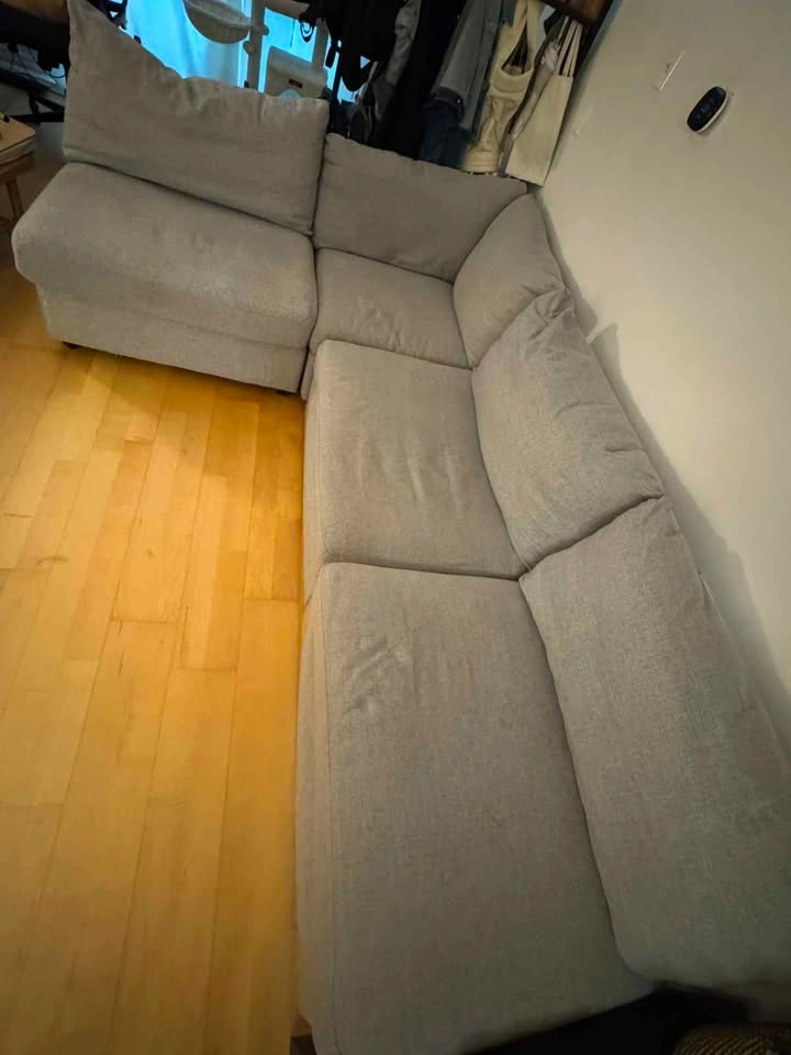 Grey modular sectional sofa - photo 2