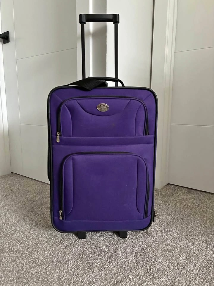 Jetstream Purple Rolling Suitcase