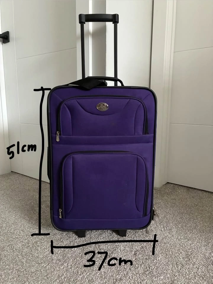 Jetstream Purple Rolling Suitcase - photo 2