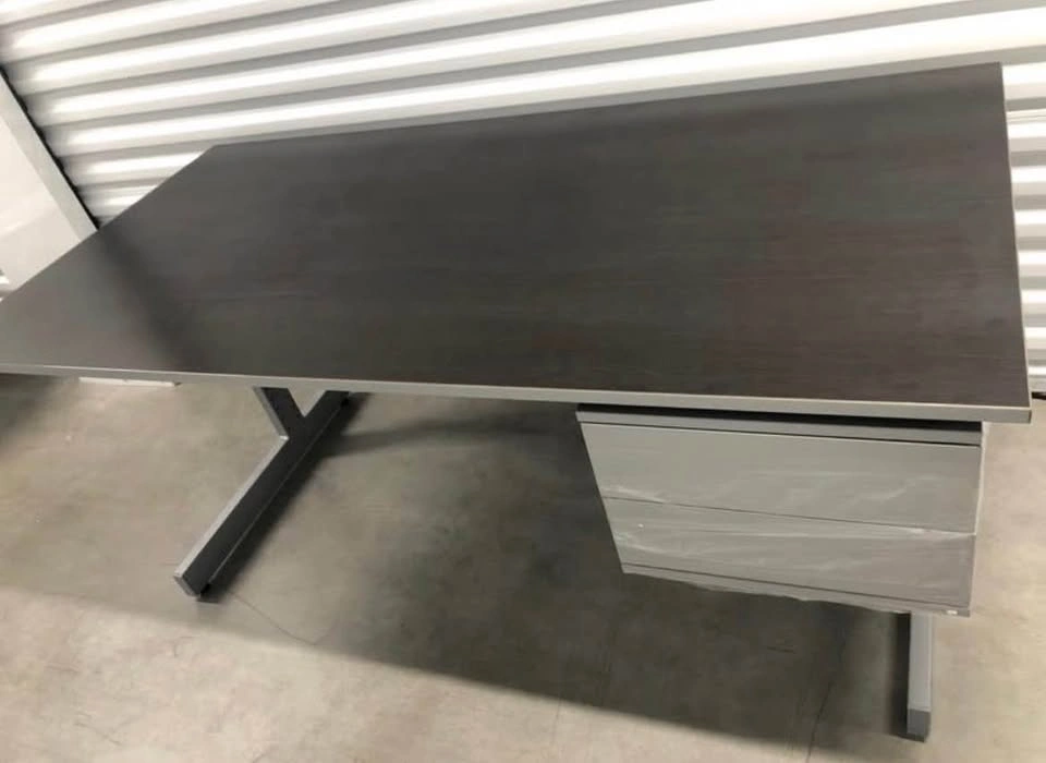 Office Desk with Integrated Pedestal Drawers - photo 4