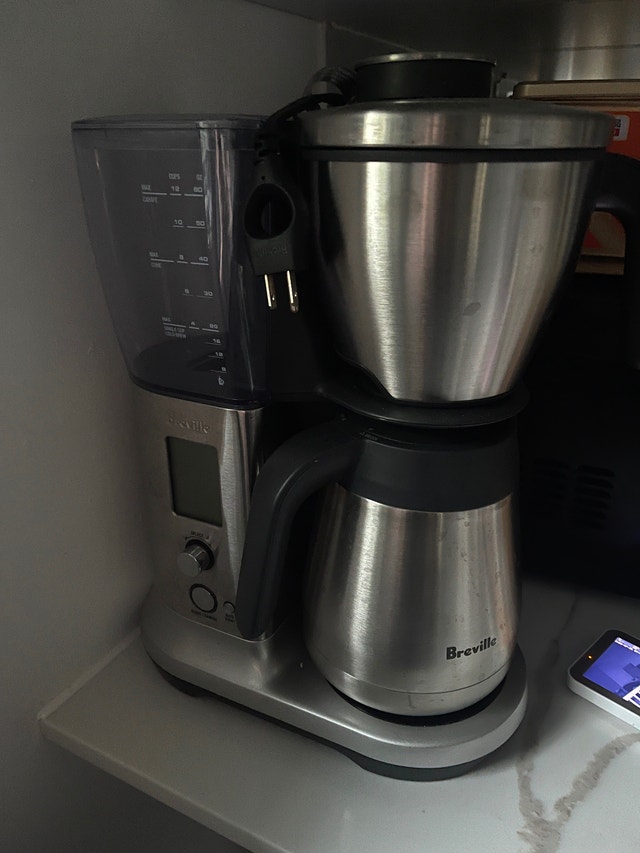 Breville Precision Brewer with Pour Over adapter