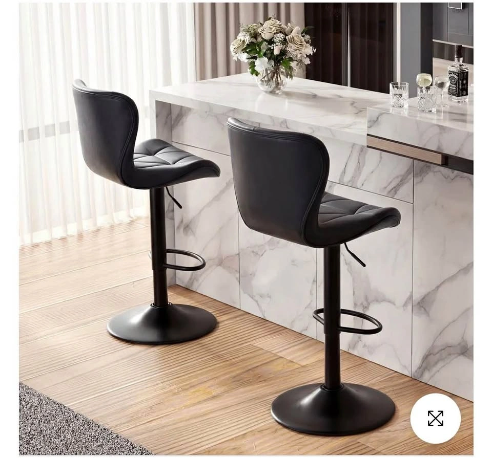 Modern adjustable bar stools ( set of 2 )