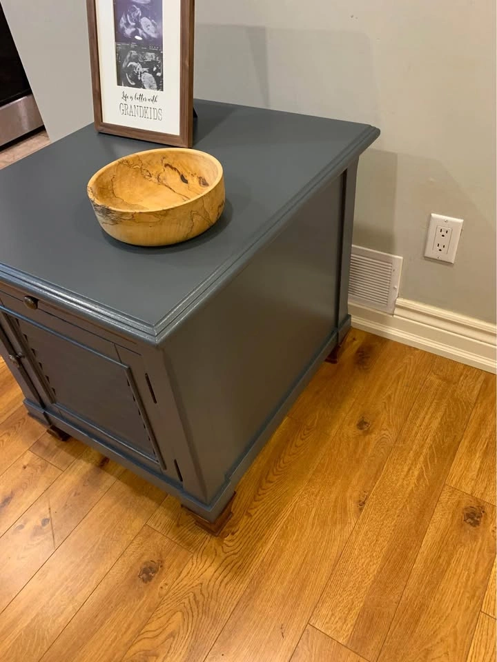 Modern farmhouse/coastal style side table/night stand (1) - photo 5