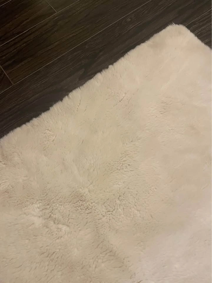 Really Soft Fluffy White Area Rug - photo 2