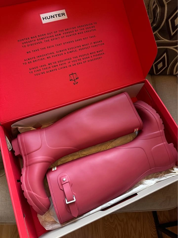 New Hunter Tall Rain Boots US 8 - photo 2