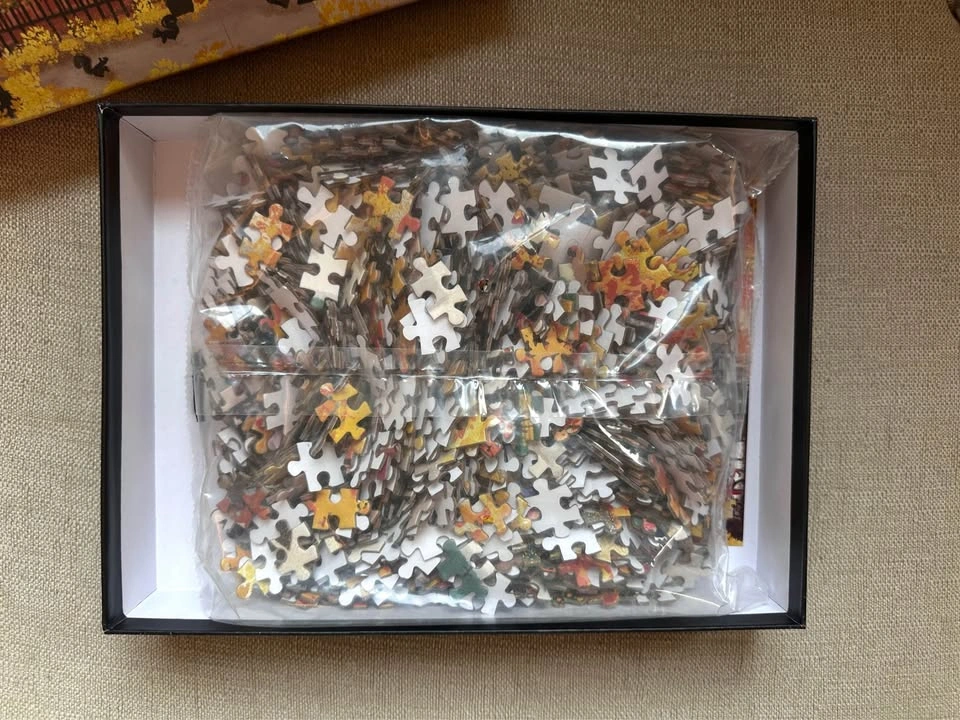 Galison Autumn in the Neighborhood 1000 Piece Puzzle - New - photo 2