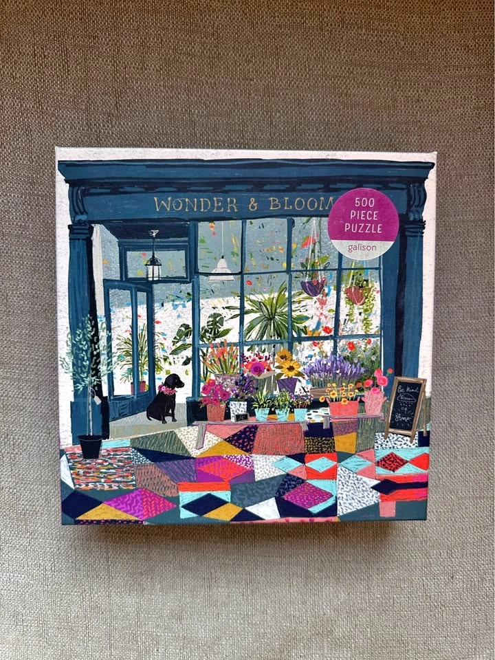 Galison Wonder & Bloom 500 Piece Puzzle - New