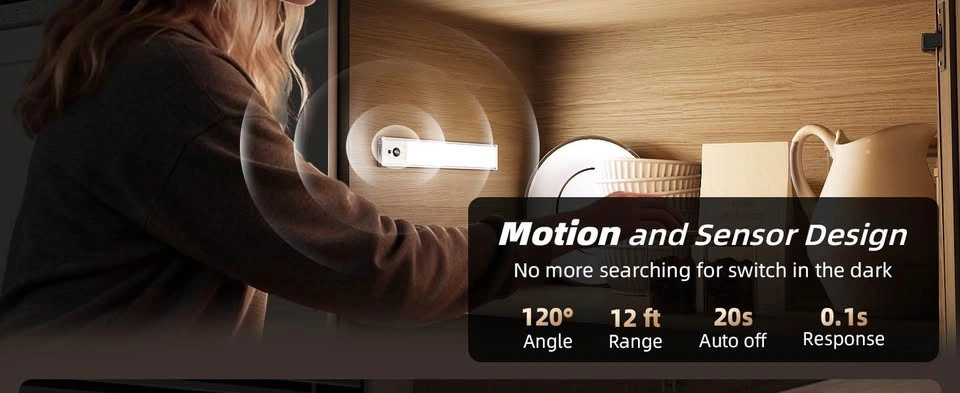 EZVALO Rechargeable Motion Sensor LED Closet Lights - photo 2