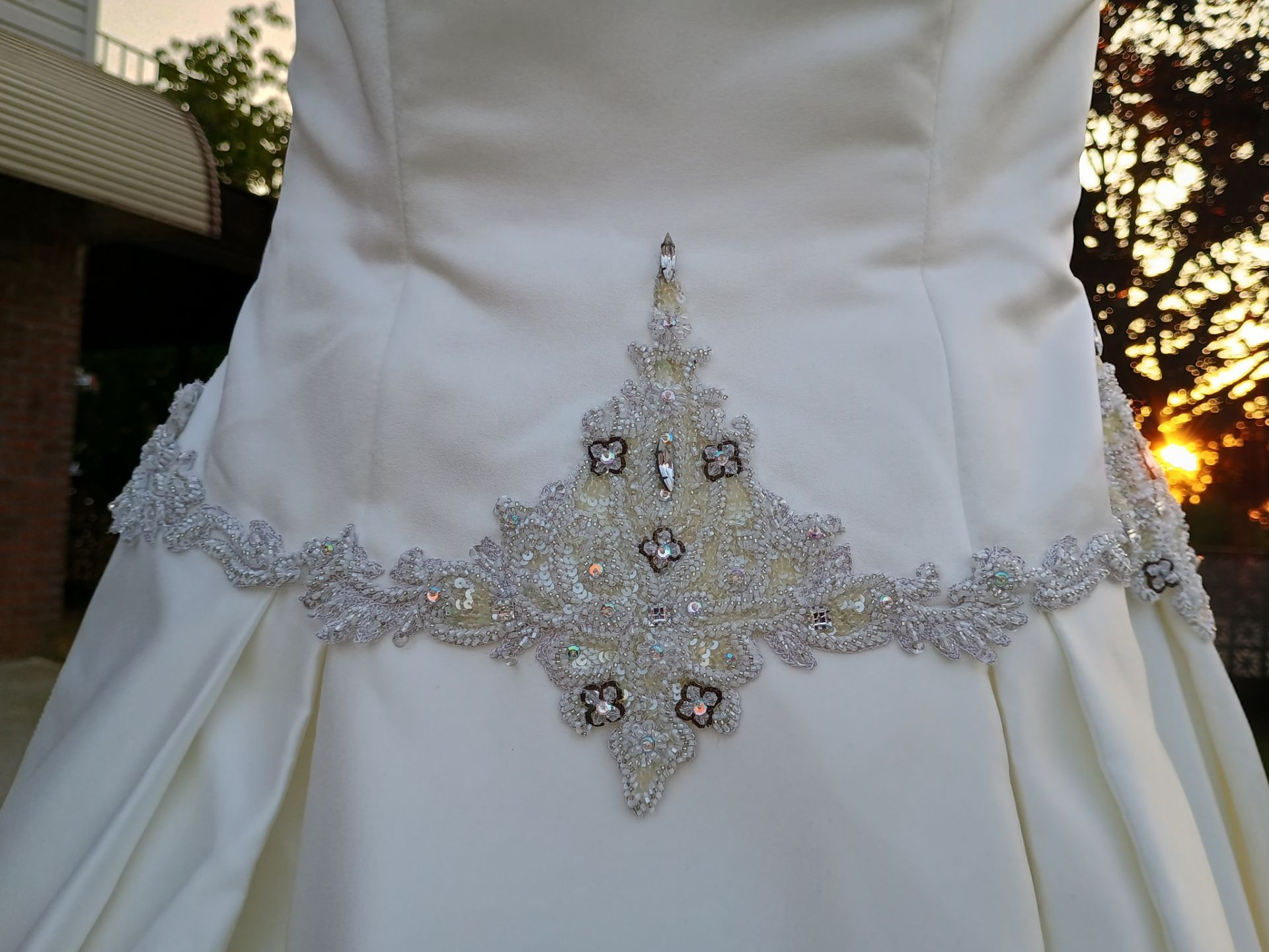 Christina Wu Ivory Wedding Gown Size 10 - photo 5