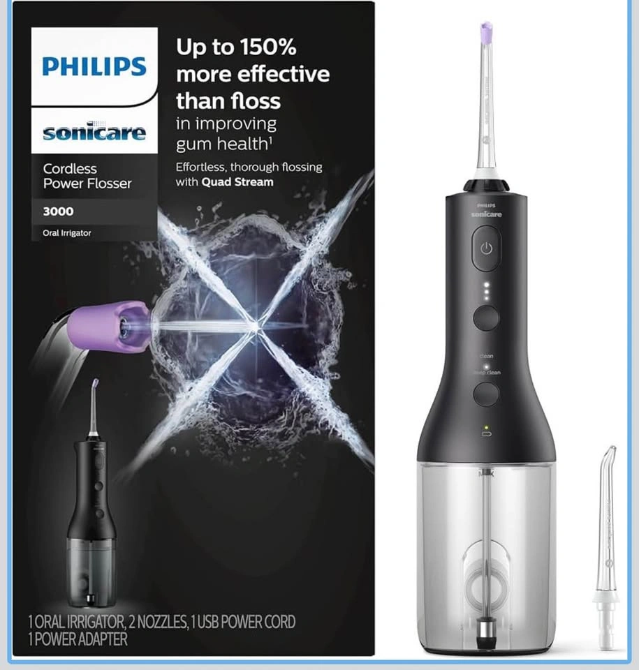 NEW Philips Sonicare Power Flosser 3000 Cordless Water Flosser - photo 5