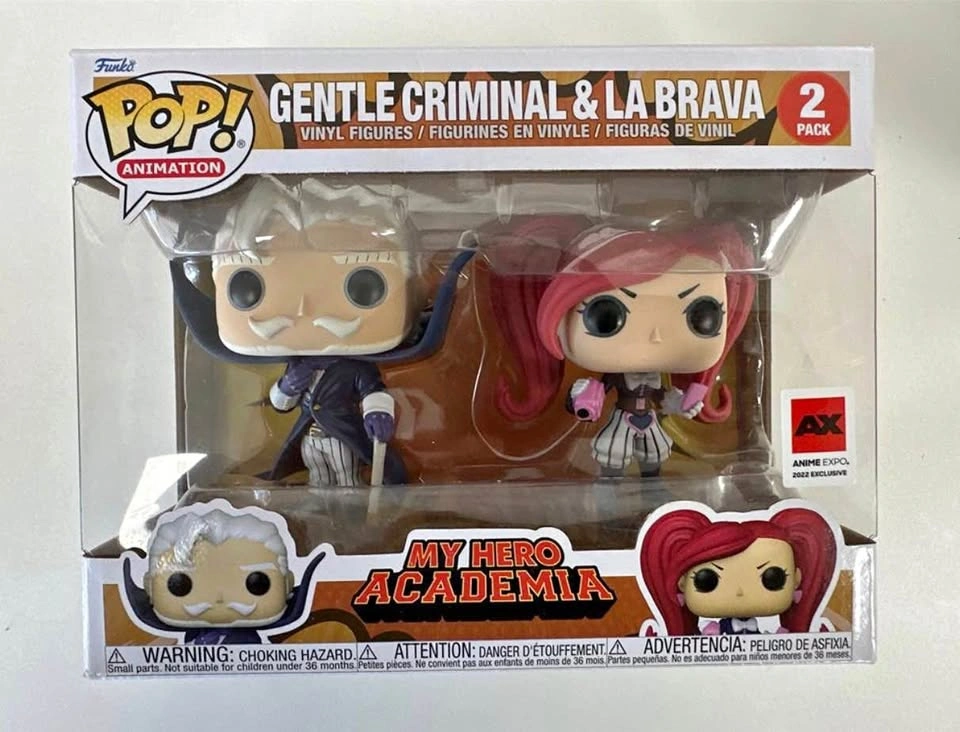 Brand NEW Funko Pop! My Hero Academia: Gentle Criminal 2-Pack
