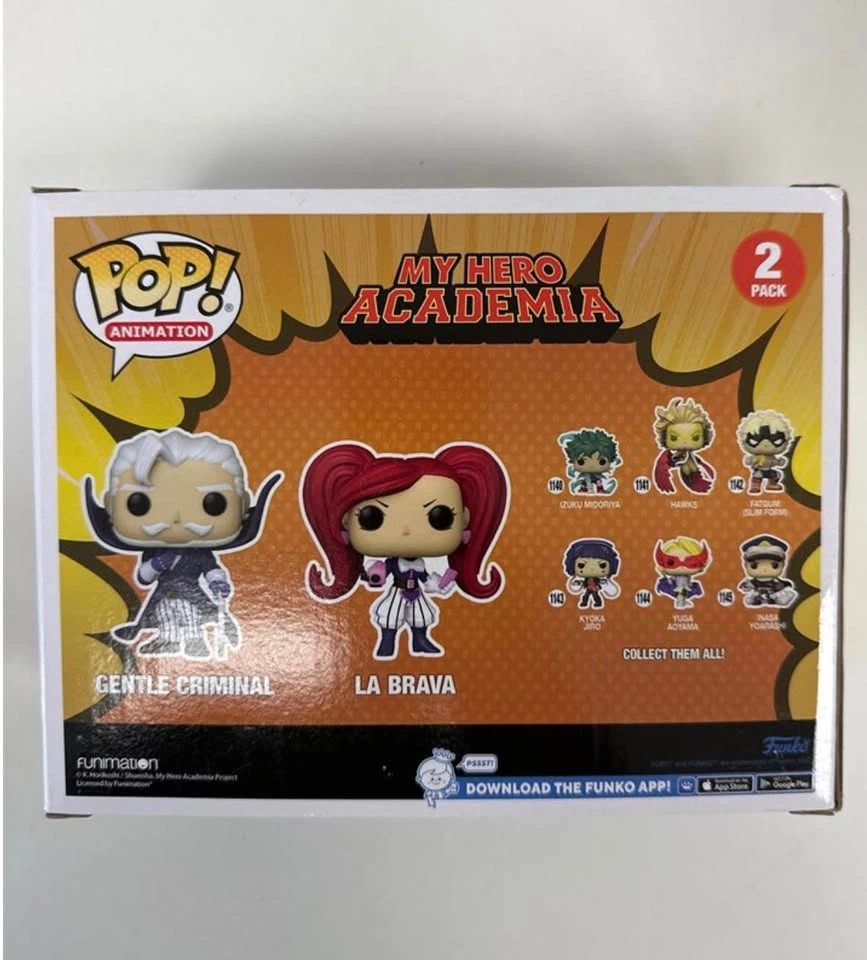 Brand NEW Funko Pop! My Hero Academia: Gentle Criminal 2-Pack - photo 3