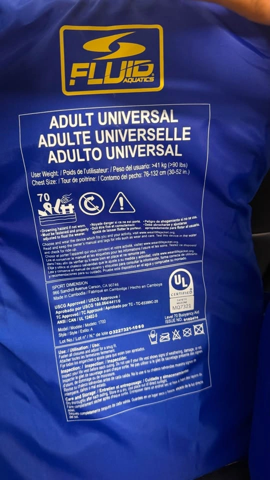 Adult life jacket PFD - photo 2