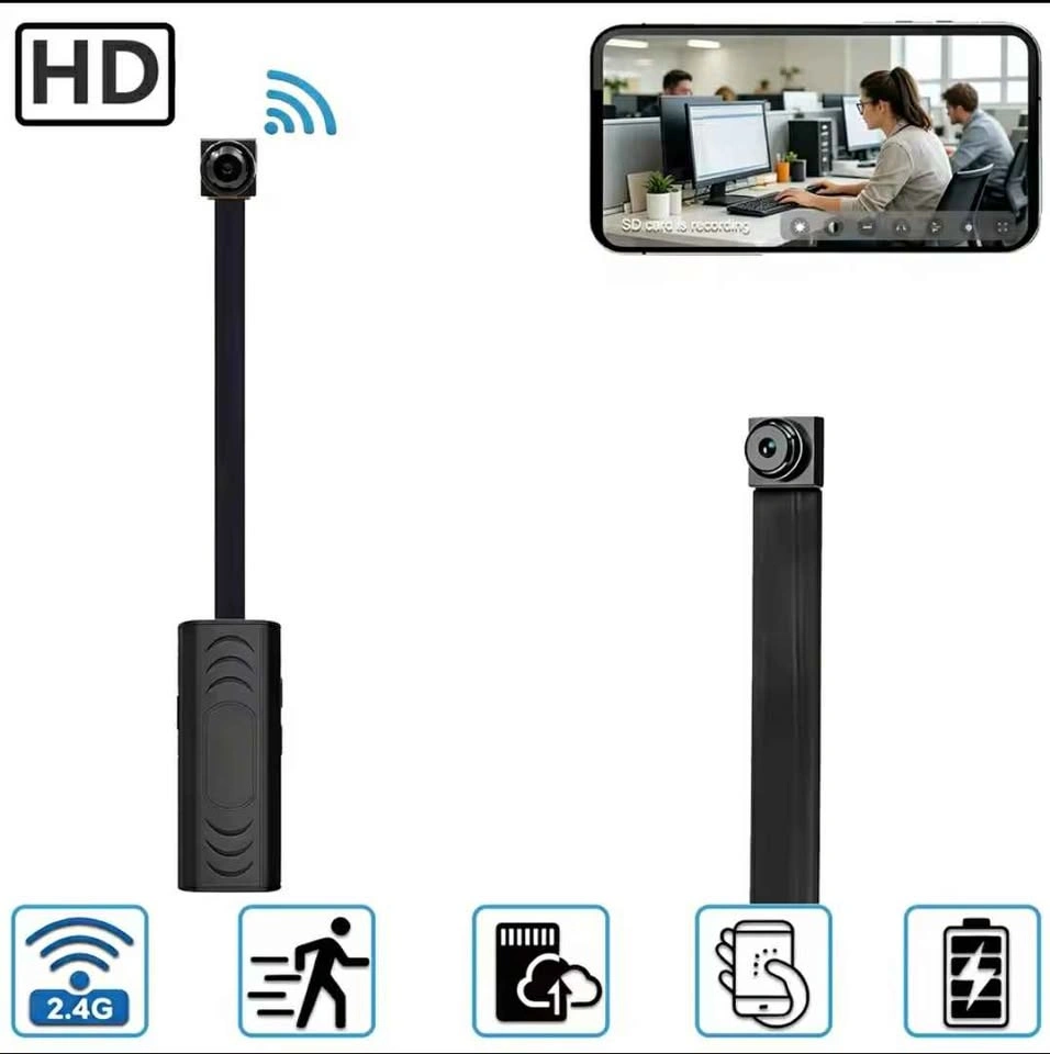 Mini Portable Remote WIFI Camera Small Compact Surveillance - photo 4