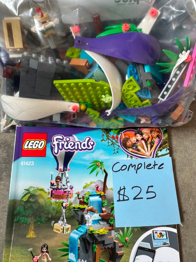 Lego Friends Tiger Hot Air Balloon Jungle Rescue 41423