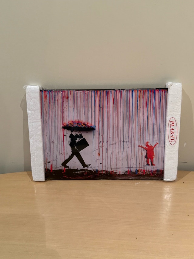 Banksy Style Plak-It Wall Art Decor