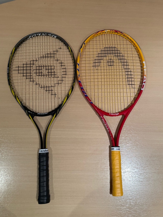 Dunlop Biotec 500-25 and Head Crush 25 Tennis Rackets