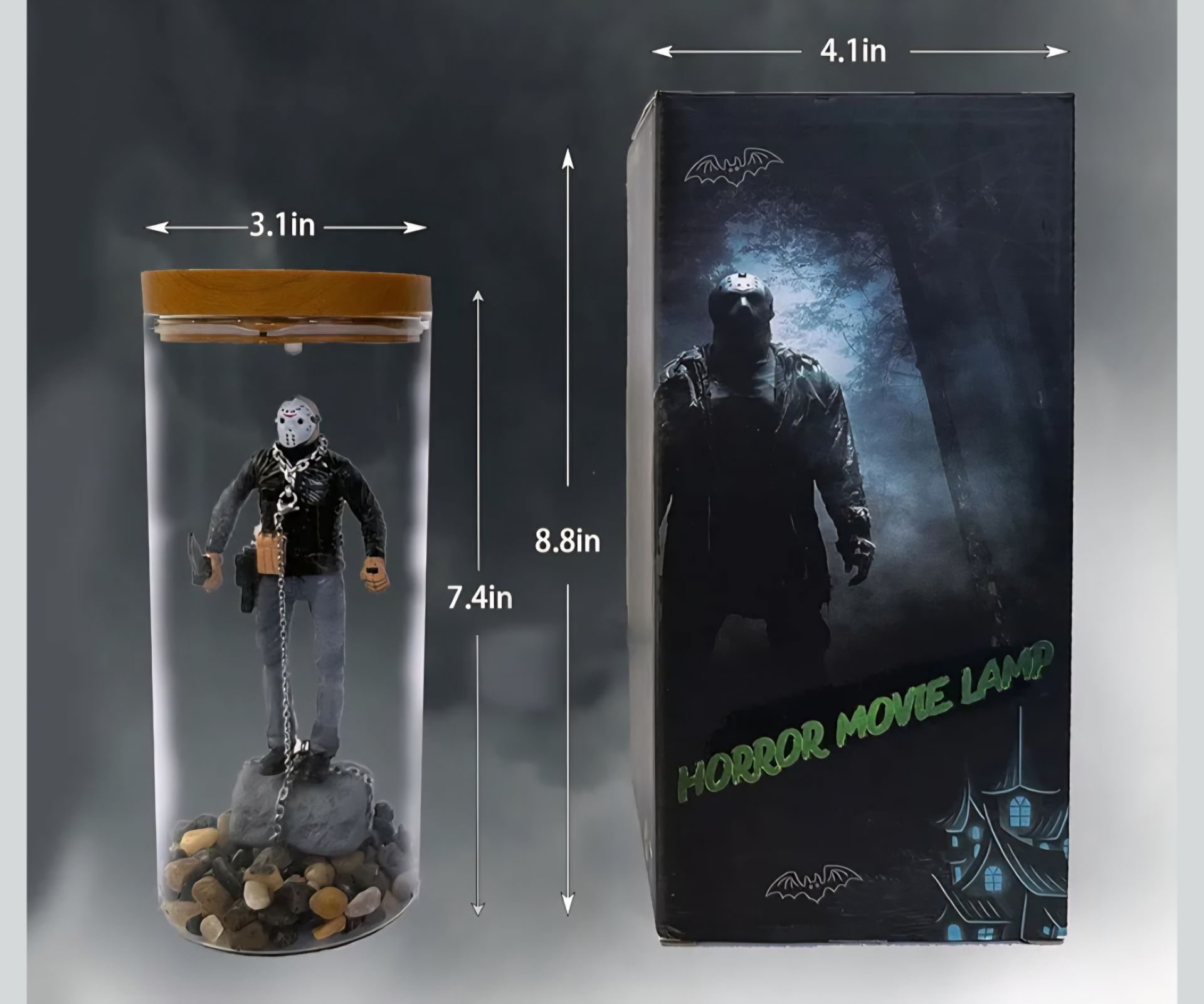 Friday the 13th Movie figure Water Horror Lamp Helloween - photo 3