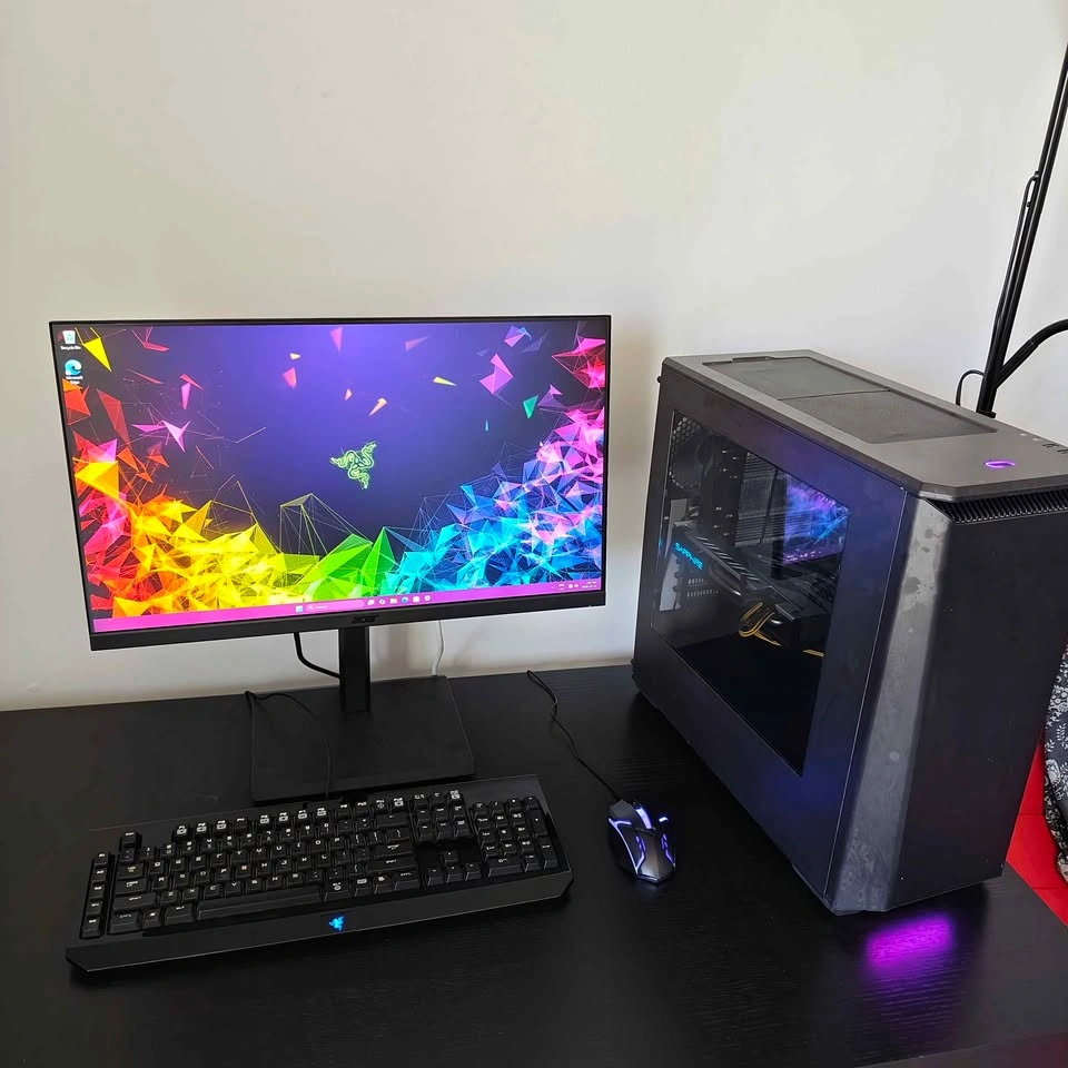Clean Black Gaming PC Setup - Will trade for PS5 or MacBook