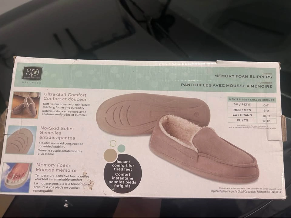 Men’s Memory Foam Slippers - photo 3
