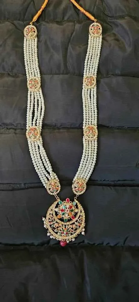 Indian pakistani bridal wedding jewlery set image indicator(2)