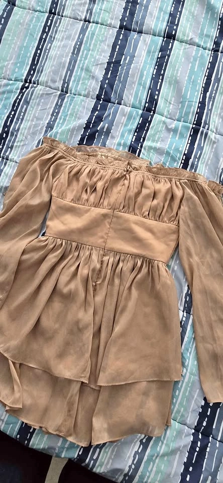 cute flowy off shoulder dress