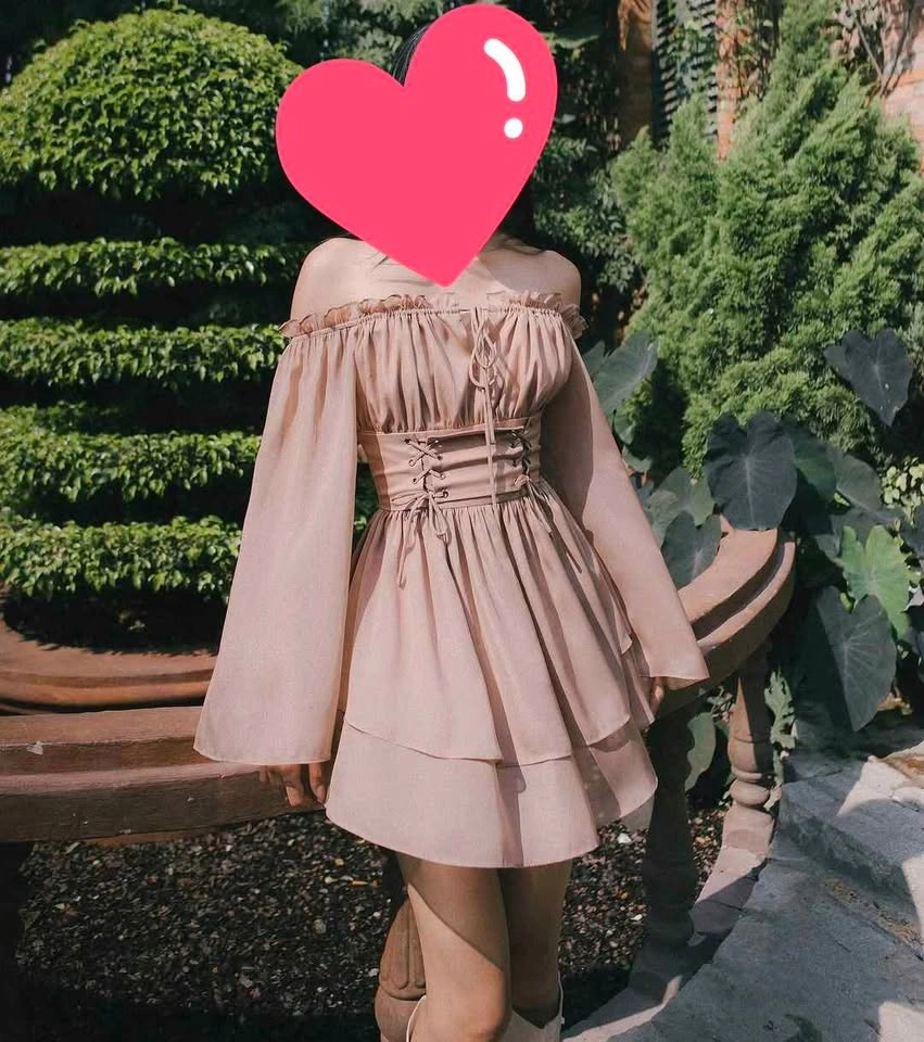 cute flowy off shoulder dress - photo 2