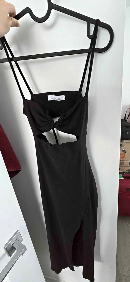 Cutout black dress