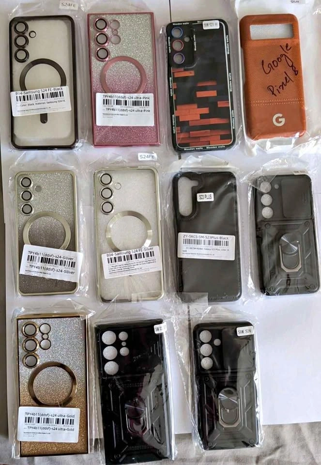 Samsung Galaxy S24, S23, and Google Pixel 8 Phone Cases