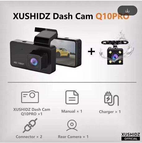 Dash Cam - Front & Back Cam