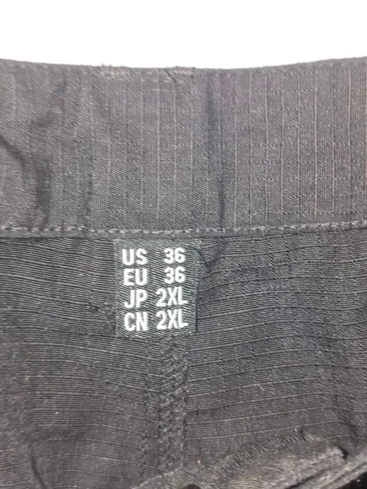 Men’s Black Tactical Pants – Size 36 (2XL) image indicator(4)