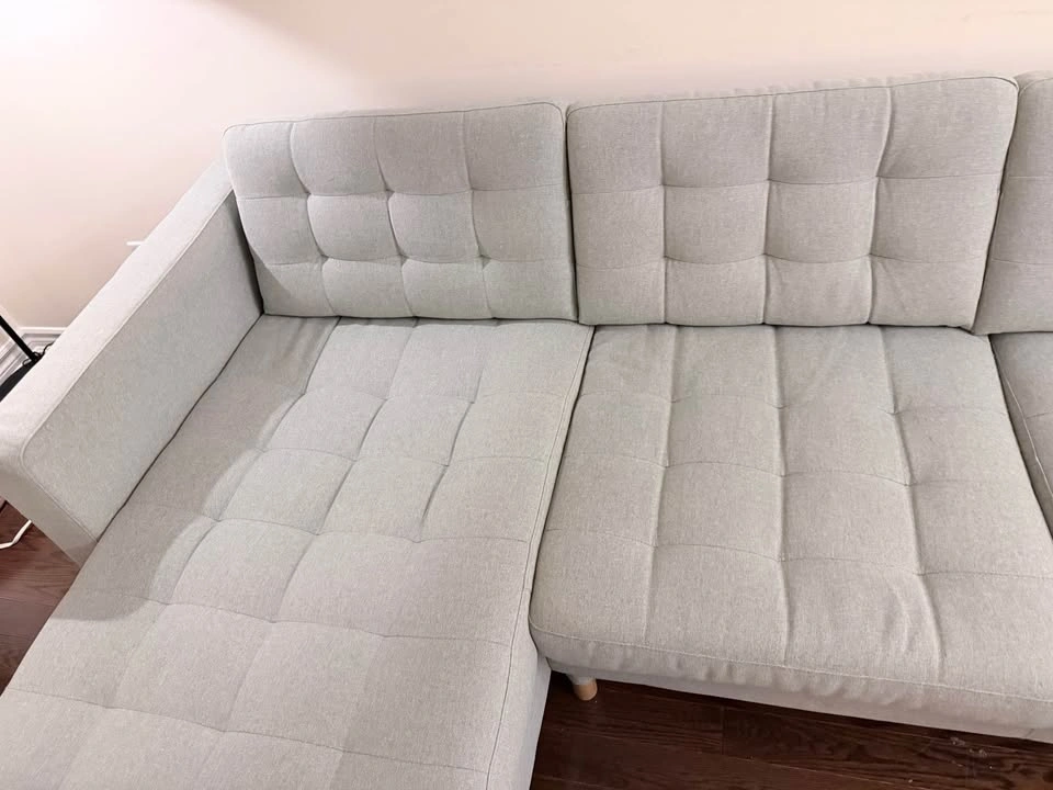 IKEA Sectional Sofa with Chaise – Excellent Condition - photo 3