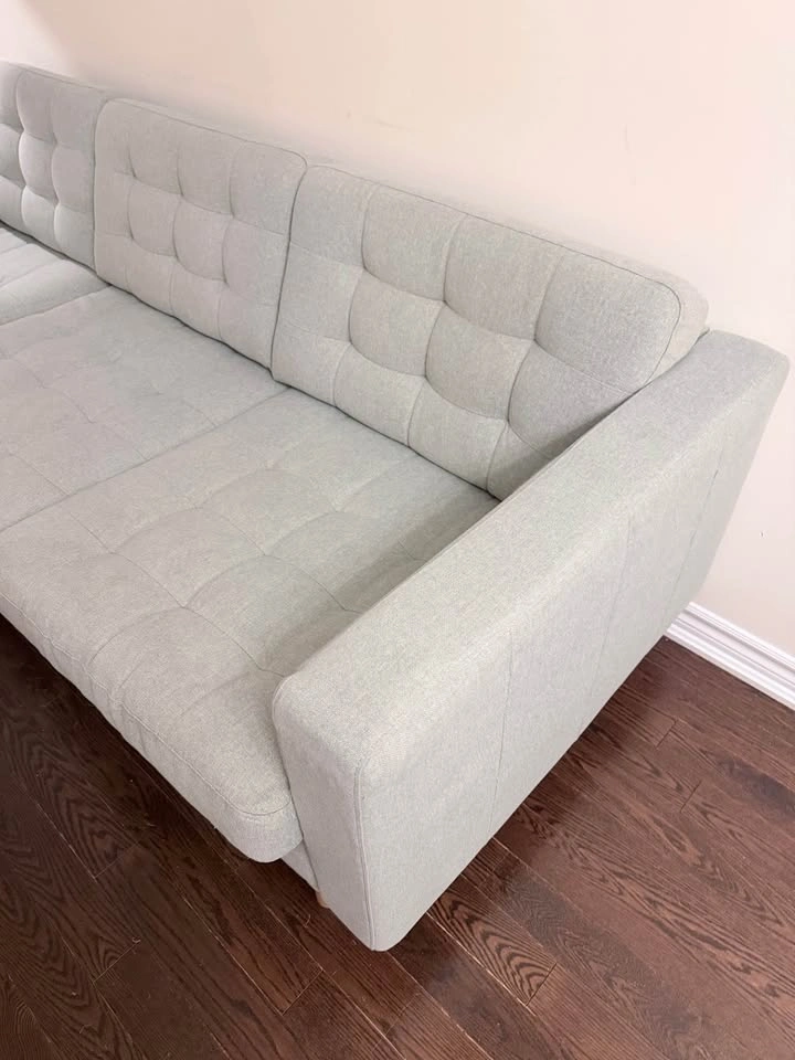 IKEA Sectional Sofa with Chaise – Excellent Condition - photo 4