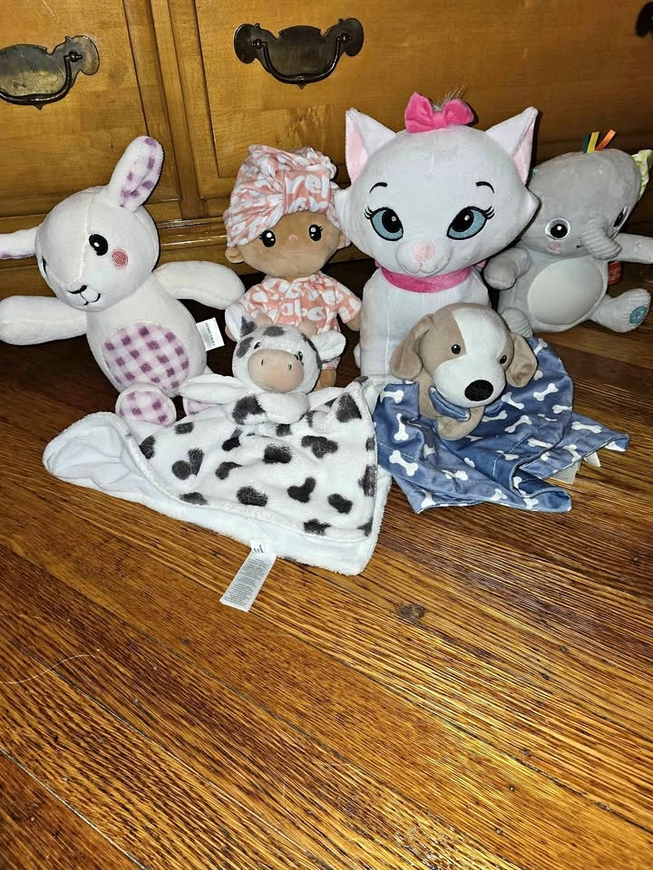 Assorted Plush Toys and Baby Loveys